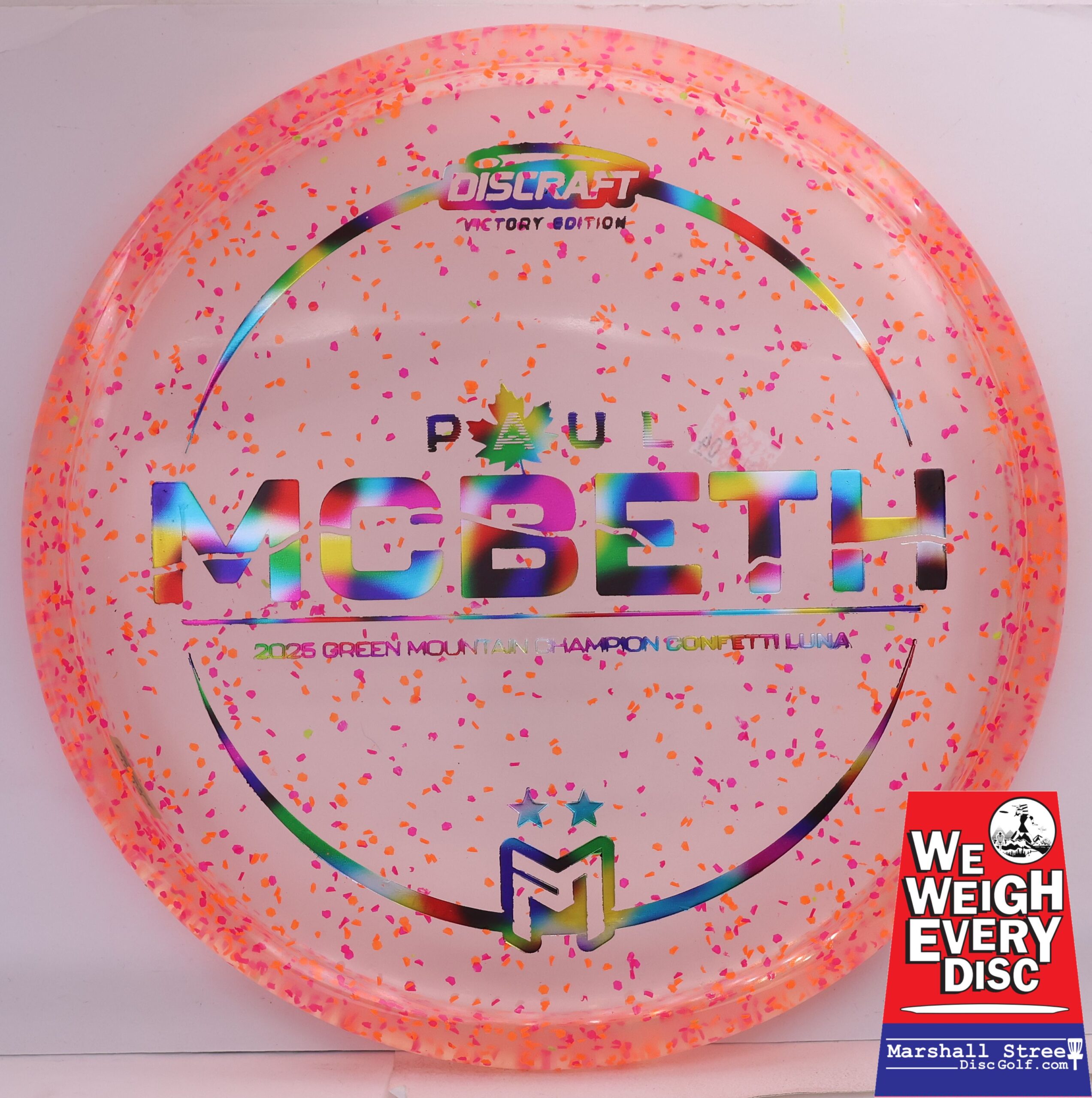 Z Confetti Luna, Paul McBeth - 2025 GMC Champion • Marshall Street
